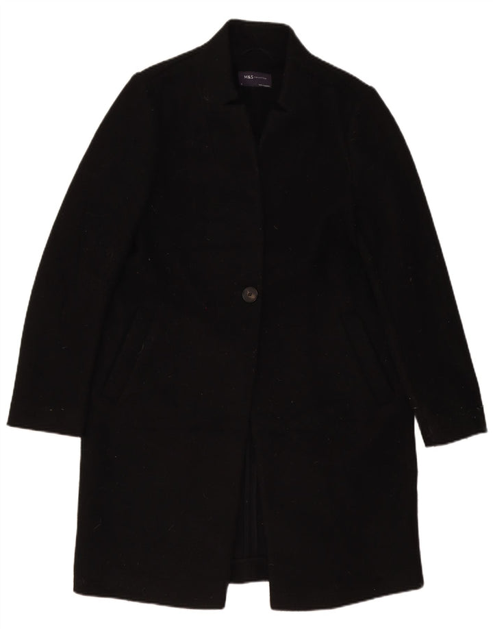 Marks & Spencer Γυναικείο Πανωφόρι UK 10 Small Black Polyester