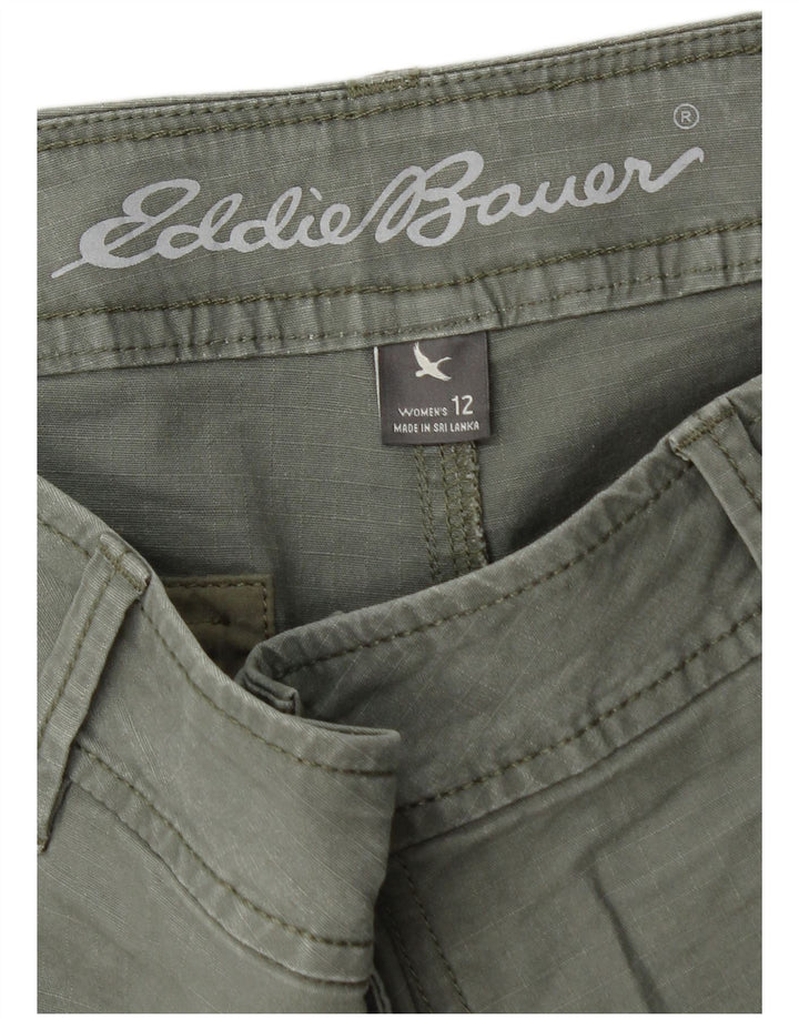 Eddie Bauer Γυναικείο σορτς Cargo US 12 Large W36 Χακί βαμβακερό