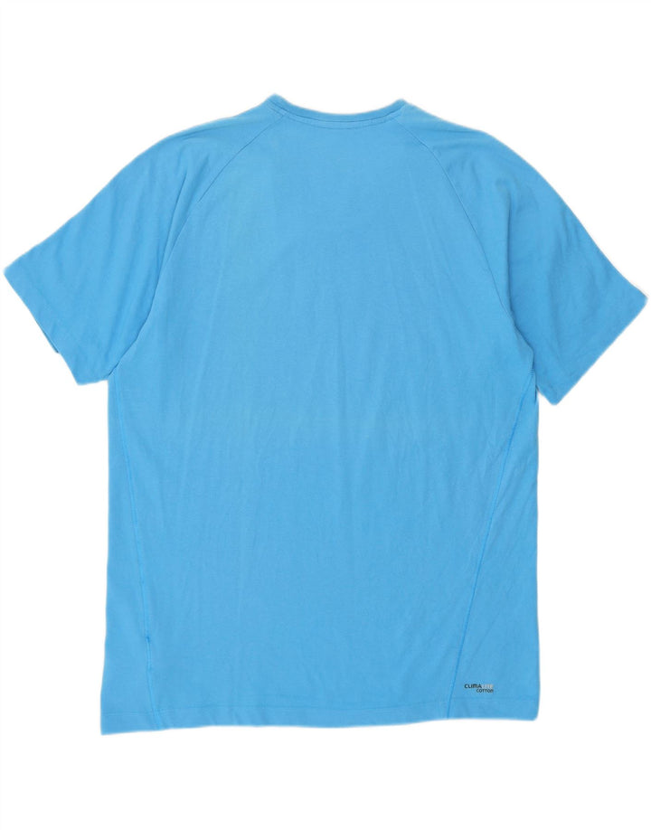 Adidas Ανδρικό T-Shirt Climalite Top μεγάλο μπλε βαμβακερό