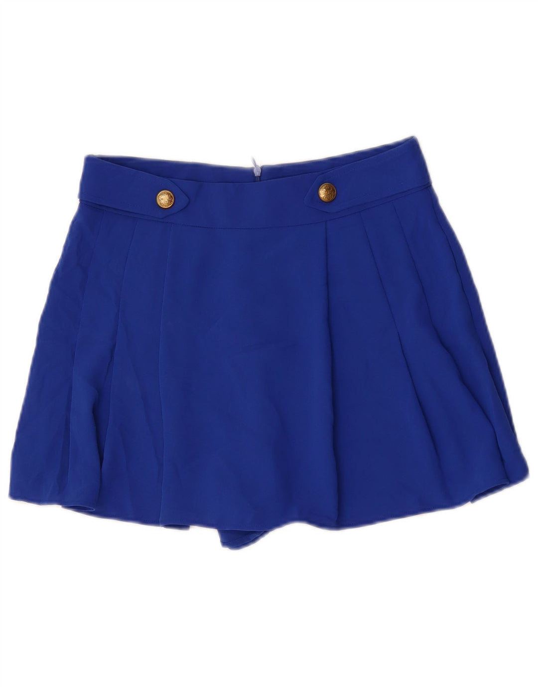 ZARA Womens Casual Shorts Medium W28 Blue Polyester