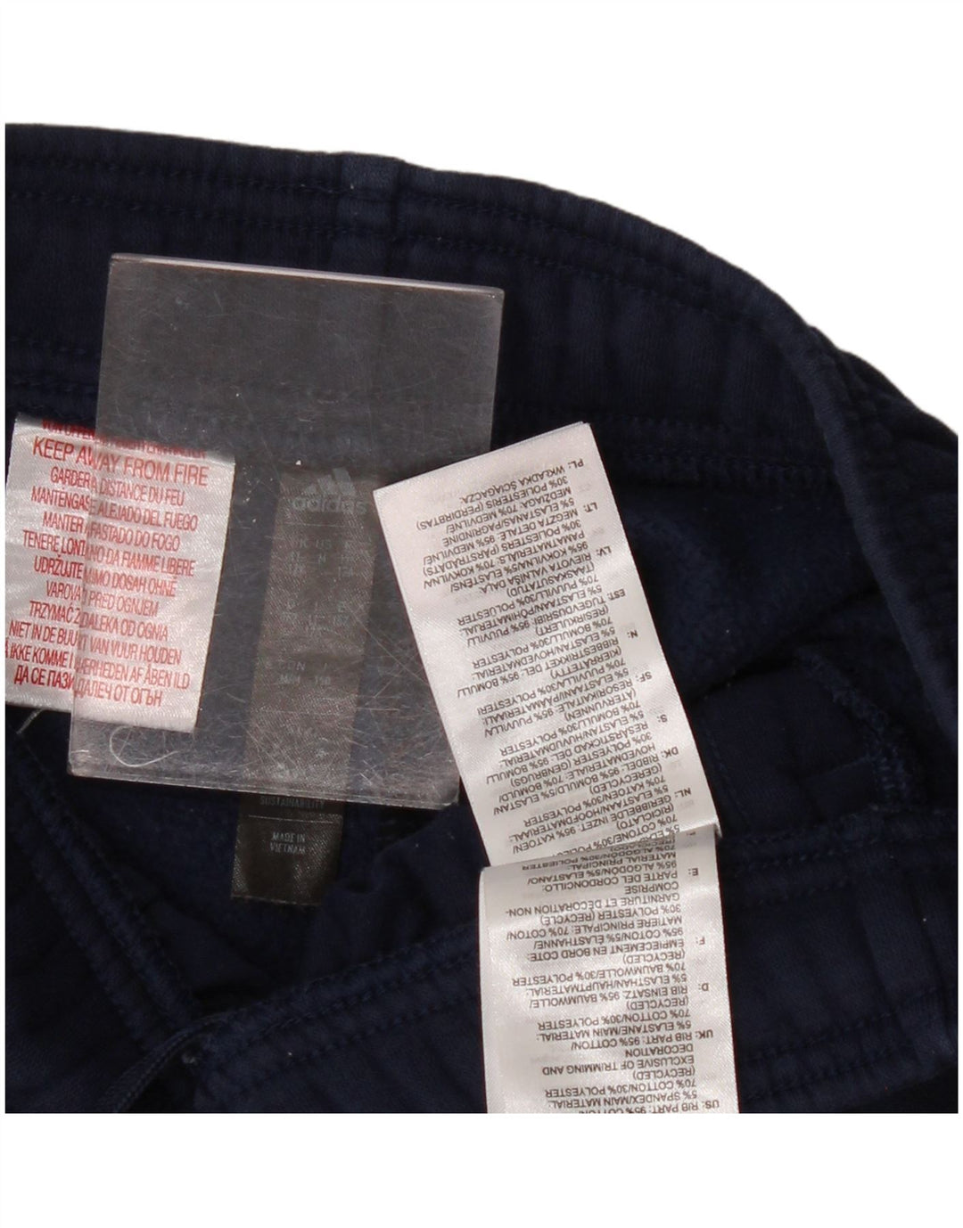 ADIDAS φόρμες για αγόρια Παντελόνια Joggers 11-12 ετών Navy Blue Cotton