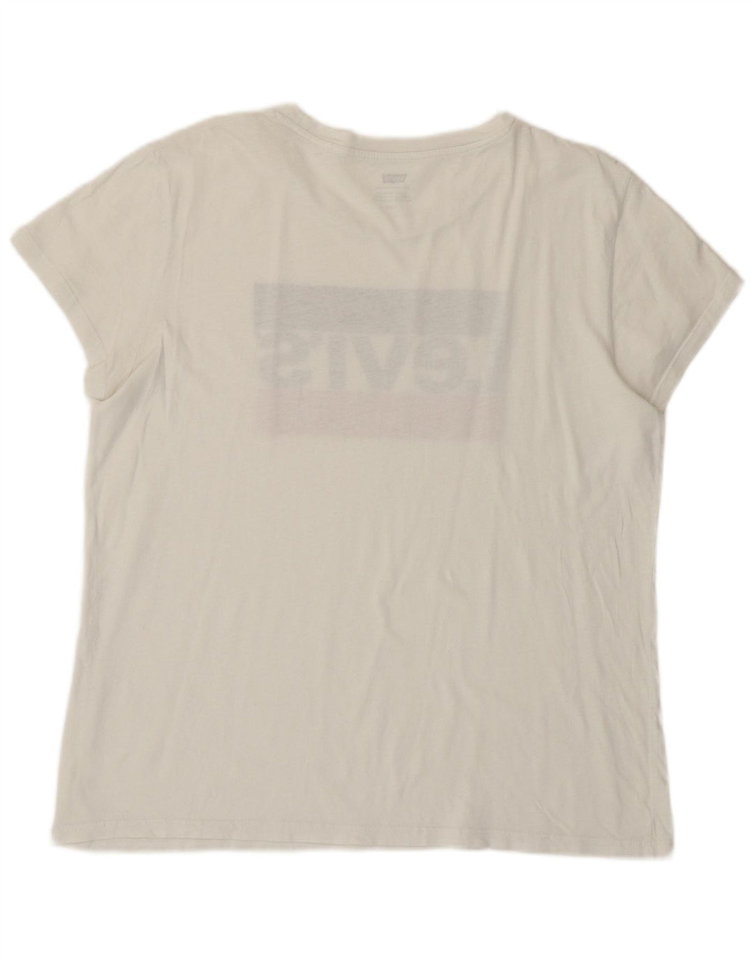 Γυναικείο γραφικό T-Shirt LEVI'S Top UK 16 Large White