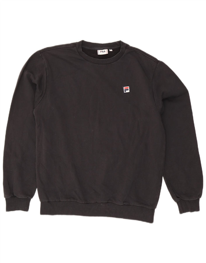 Ανδρικό φούτερ Fila Jumper Μεσαίο μαύρο βαμβακερό