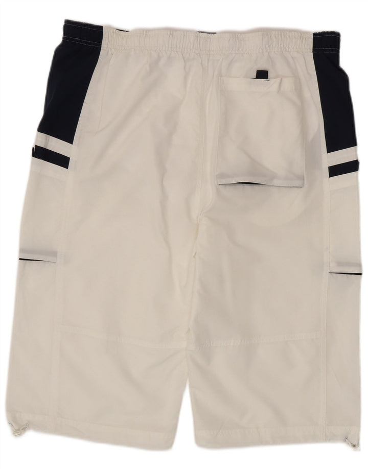 Ανδρικό αθλητικό σορτς Nike UK 37/39 XL Λευκό πολυεστέρας