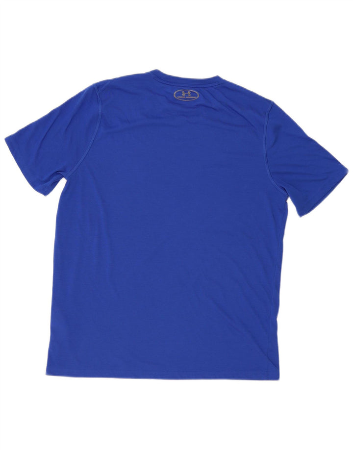 Ανδρικό μπλουζάκι Under Armour Heat Gear Top Large Blue Polyester