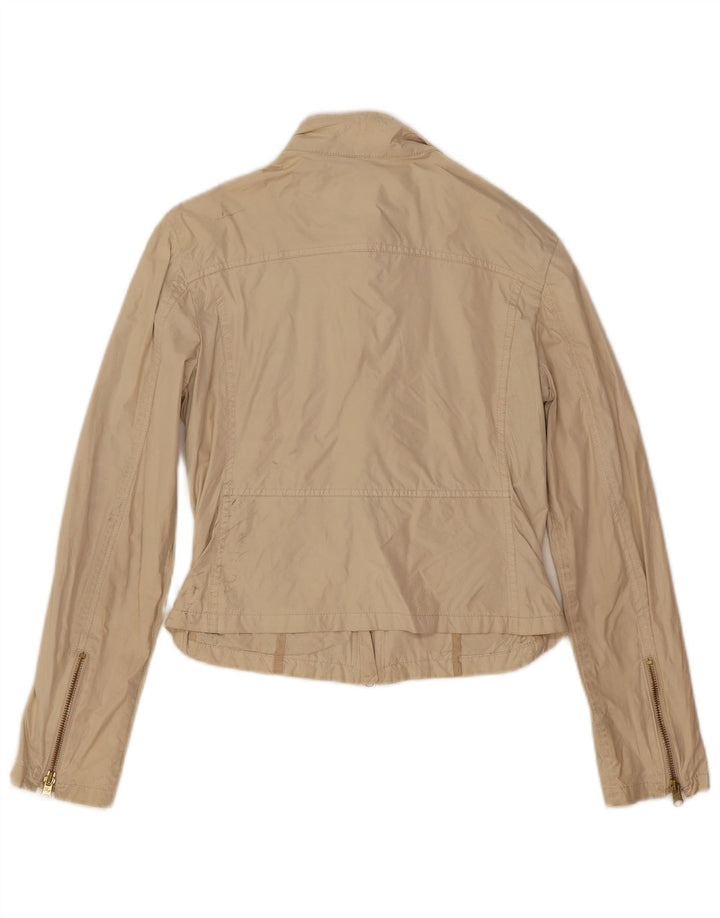 Fay Womens Crop Utility Jacket UK 8 Small Beige