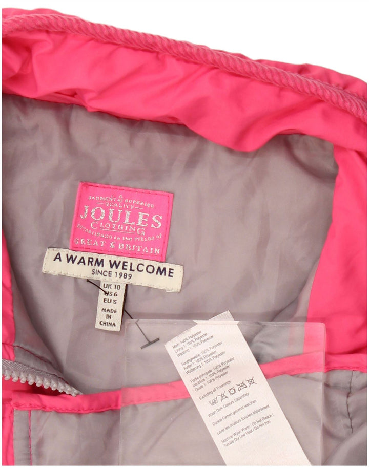 JOULES Γυναικείο Καπιτονέ Gilet UK 10 Μικρός Ροζ Πολυεστέρας