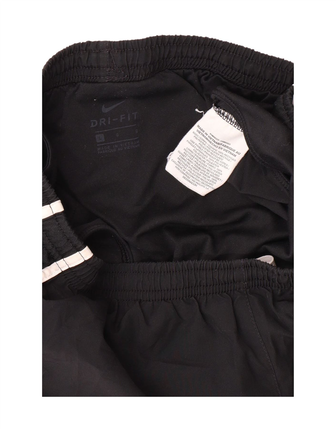 NIKE Boys Dri Fit Sport Shorts 12-13 Years Large  Black Polyester