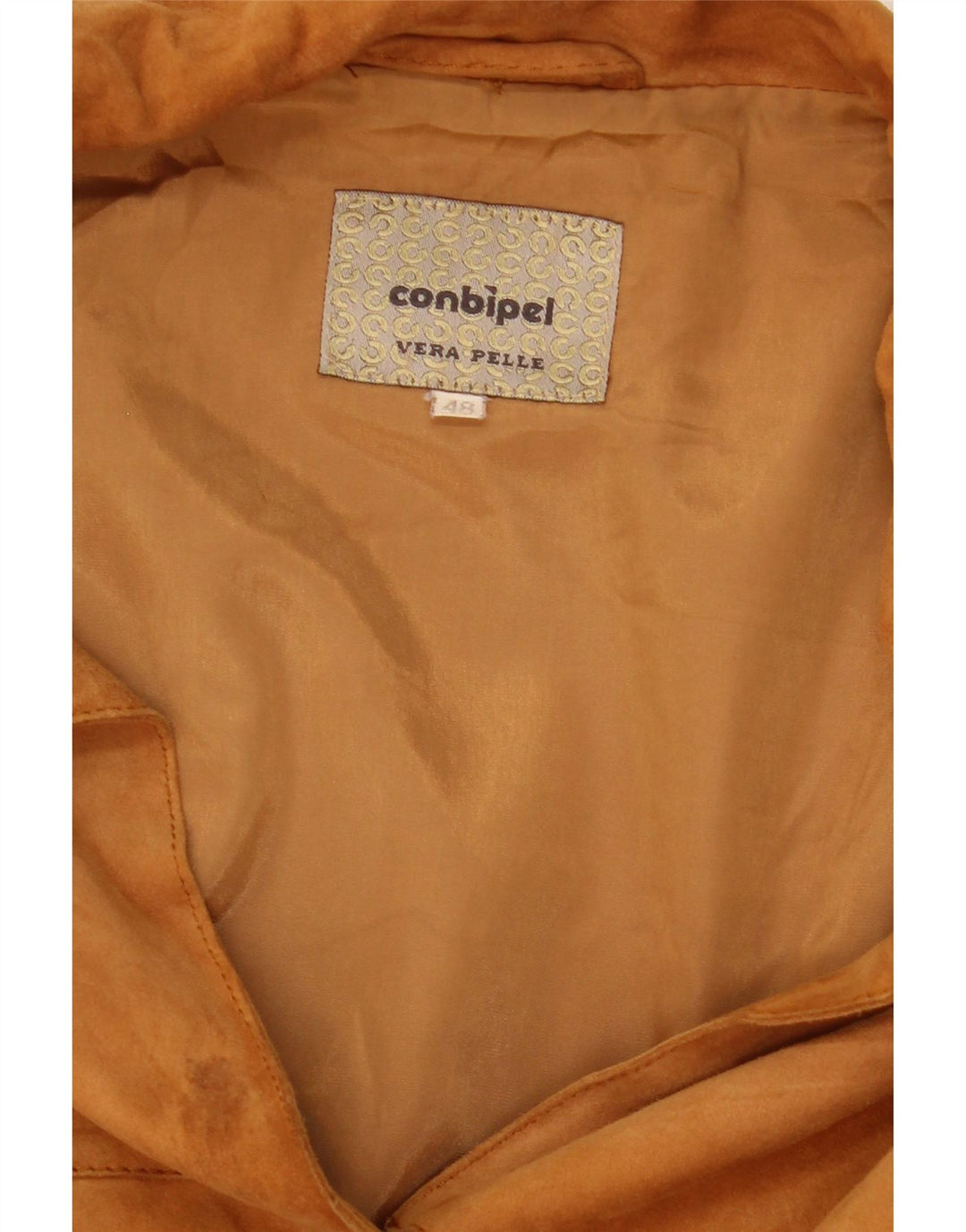 Conbipel Γυναικείο Suede Jacket IT 48 XL Καφέ Δερμάτινο