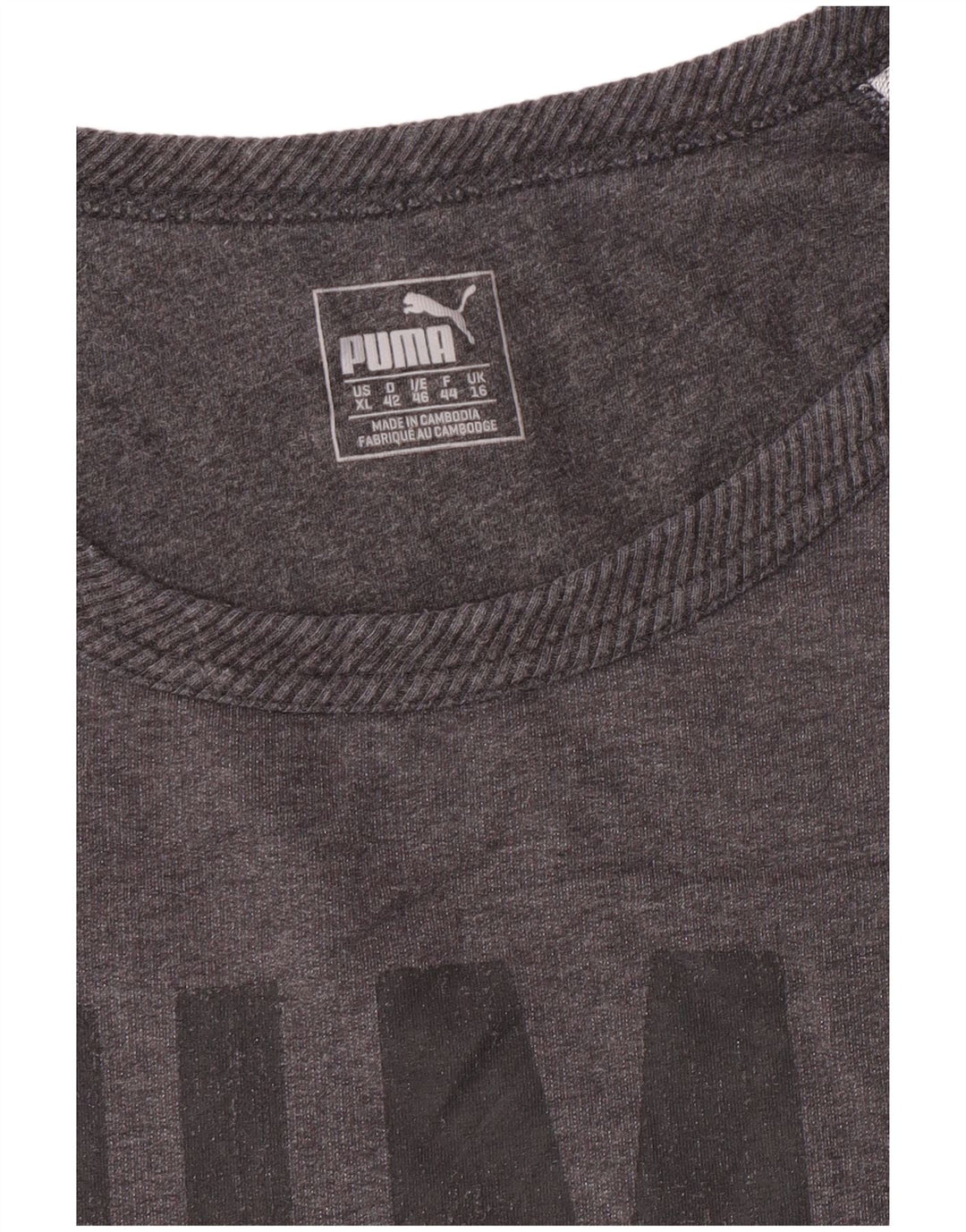 Γυναικεία φούτερ Puma Crop Graphic Jumper UK 16 Large Grey