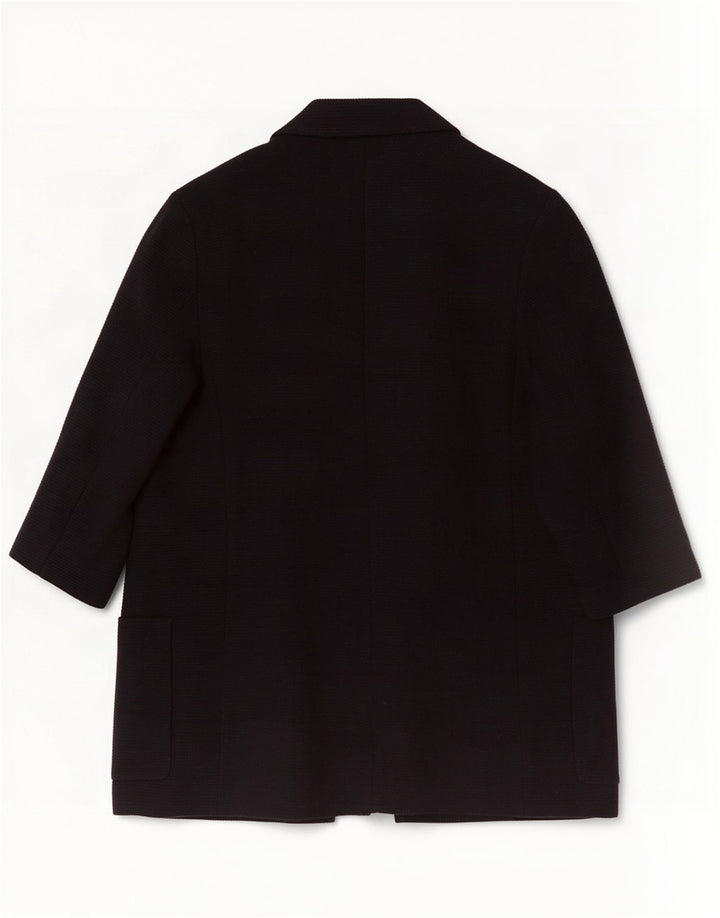 Zara Γυναικείο μπουφάν με ανοιχτό μανίκι 3/4 UK 10 Small Navy Blue