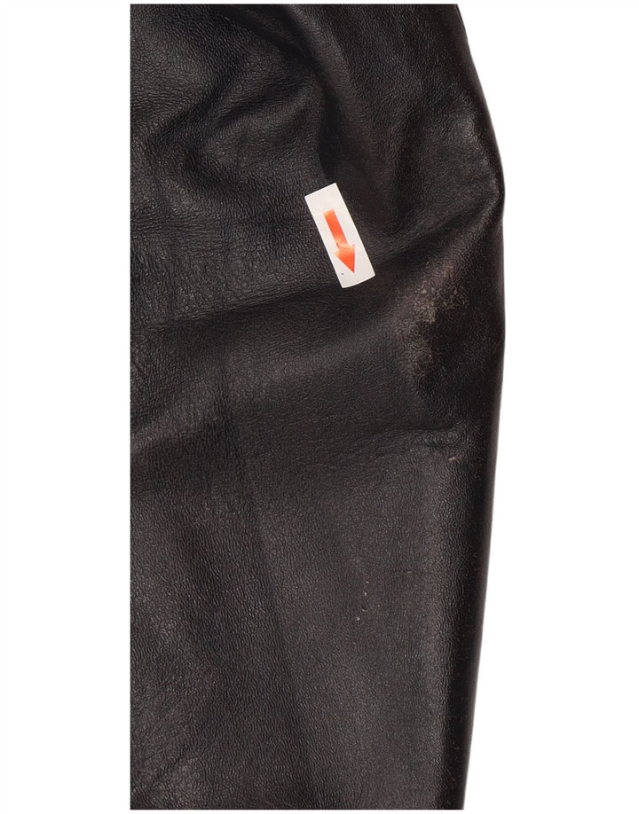 Vintage Ανδρικό Δερμάτινο Μπουφάν UK 40 Large Μαύρο