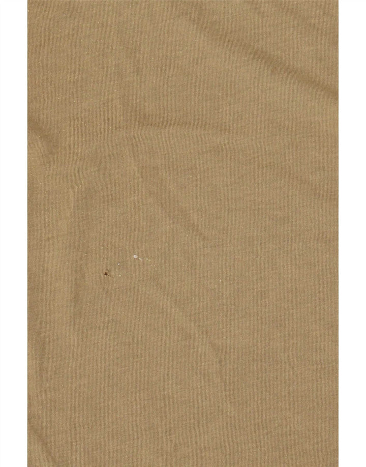 Ανδρικό T-Shirt Adidas Top από μεσαίο χακί βαμβάκι