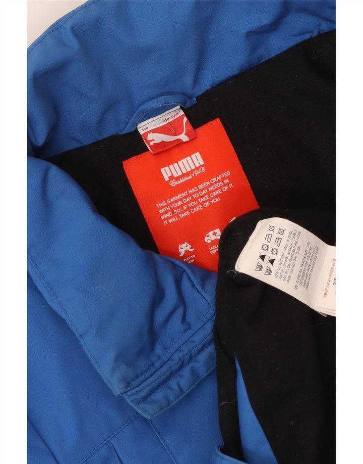 Μπουφάν Puma Boys Windbreaker 11-12 Years Blue Polyester