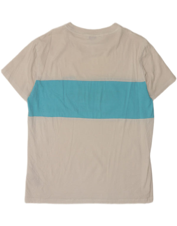 Γυναικείο γραφικό μπλουζάκι Calvin Klein Top UK 16 Large White Colourblock