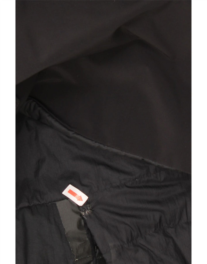 Ανδρικό παλτό Adidas με κουκούλα UK 38 Medium Black Nylon