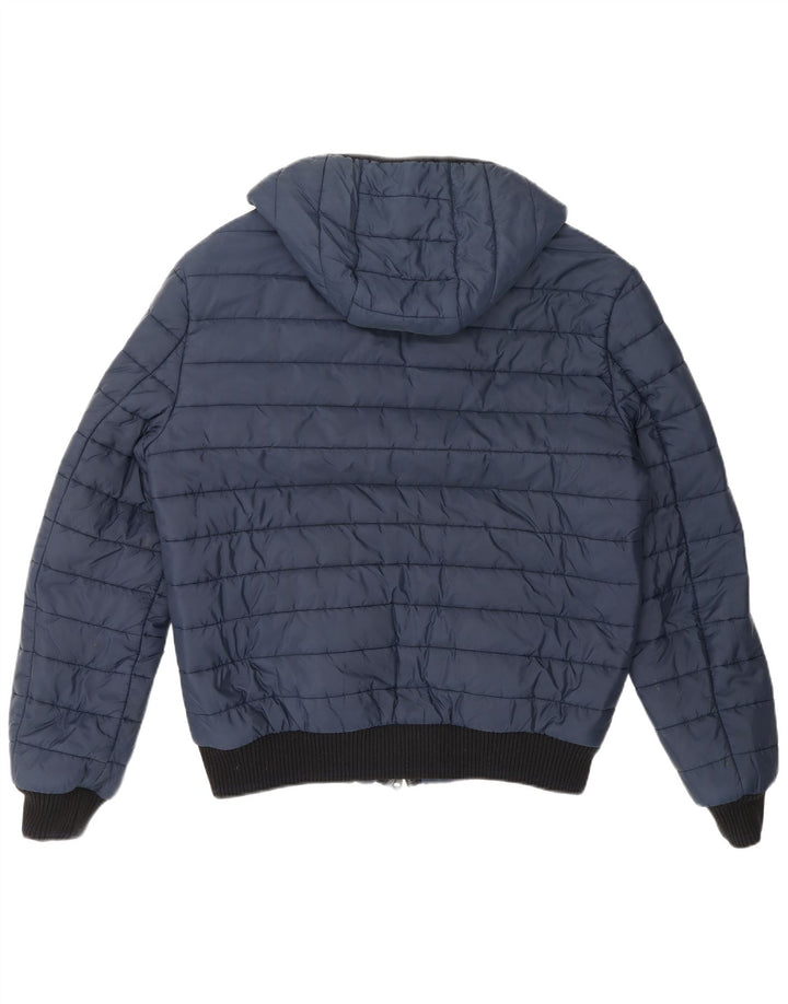 Refrigiwear Ανδρικό μπουφάν με κουκούλα IT 52 Large Navy Blue Polyester