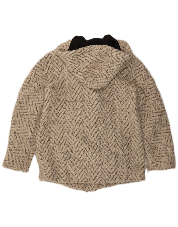 Max & Co. Γυναικείο Πανωφόρι με κουκούλα UK 6 XS Off White Chevron