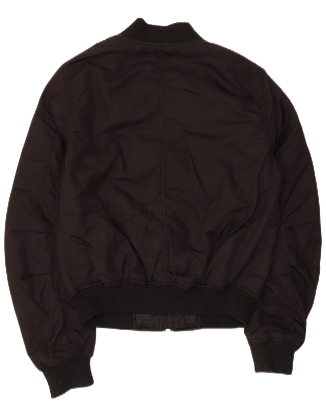 Topshop Γυναικείο Oversized Bomber Jacket UK 6 XS μαύρο πολυεστέρα