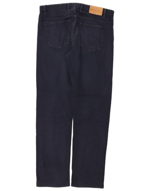 Ανδρικό Massimo Dutti Casual Fit ίσιο τζιν EU 40 Medium W31 L30 Navy Blue