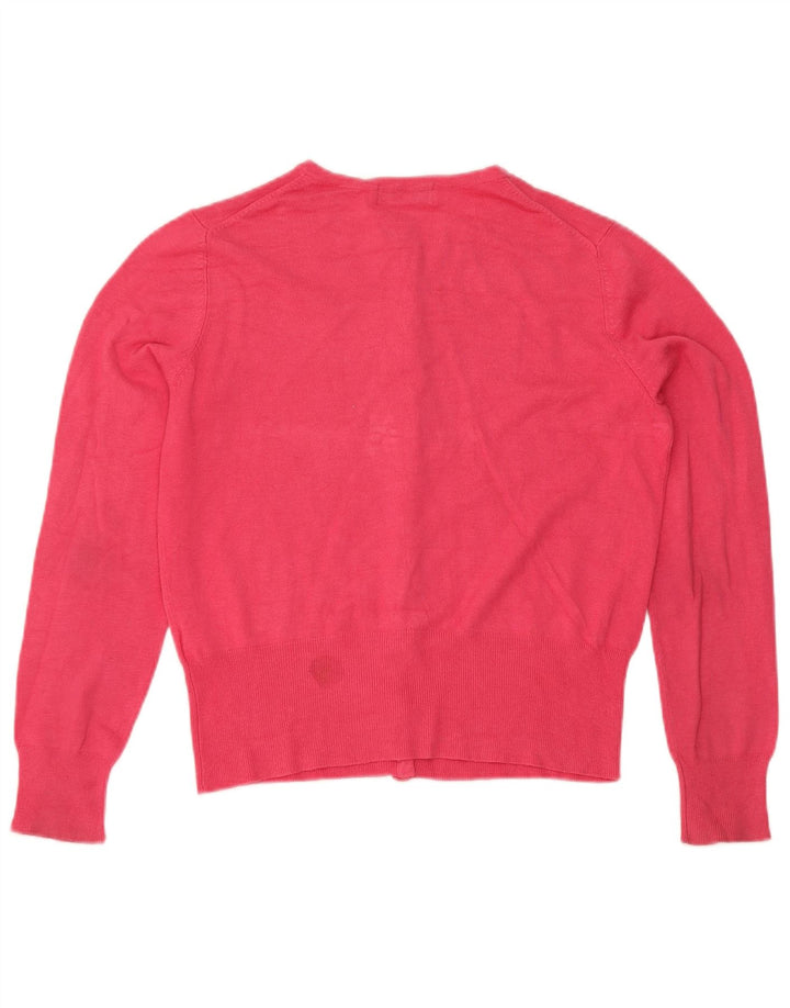 Marks & Spencer Γυναικεία ζακέτα Crop UK 14 Medium Pink Viscose