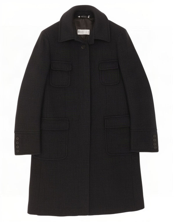 Γυναικείο παλτό Marella UK 16 Large Navy Blue Wool