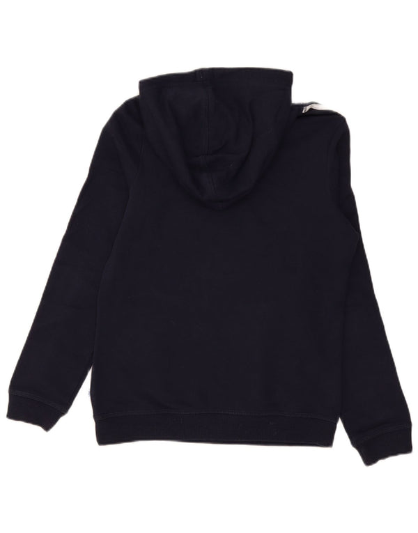 Γυναικεία Adidas Graphic Hoodie Jumper UK 10 Small Navy Blue Cotton Sports