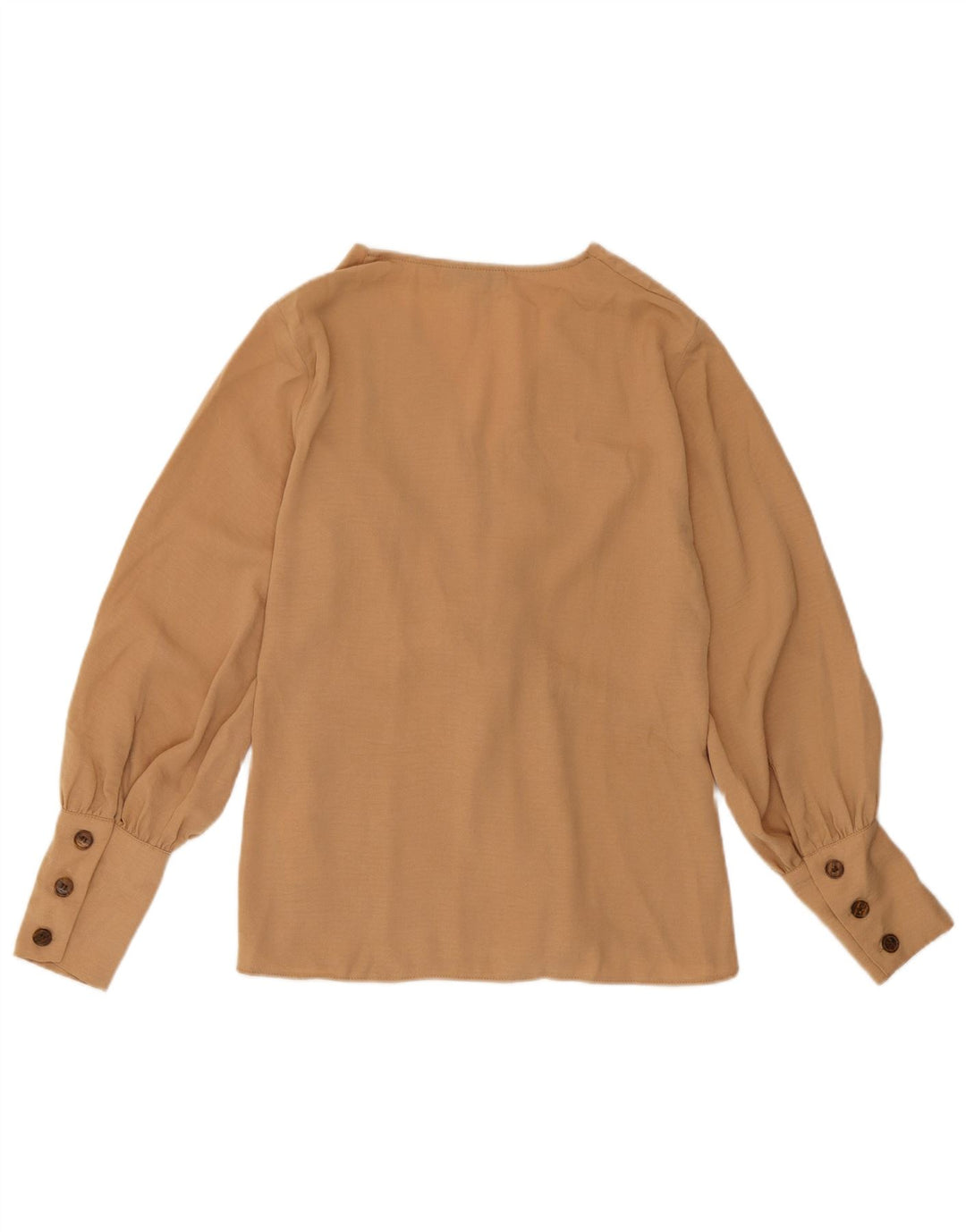 Topshop Γυναικεία Μπλούζα Top UK 6 XS καφέ πολυεστέρας
