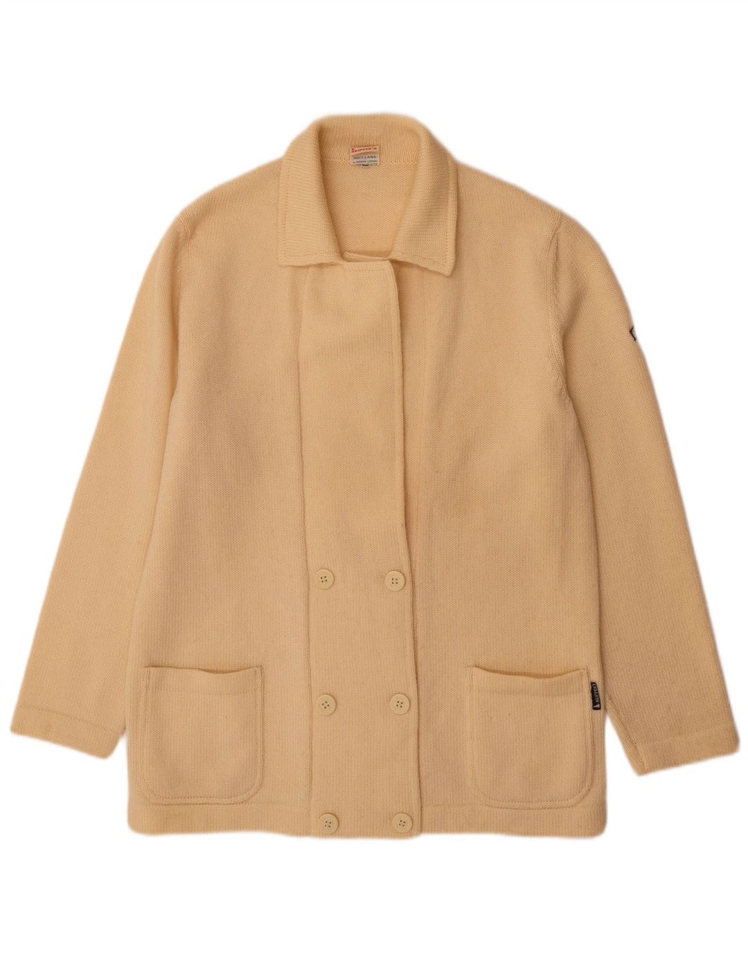 Γυναικείο πουλόβερ Skipper's Cardigan IT 50 XL Yellow Wool