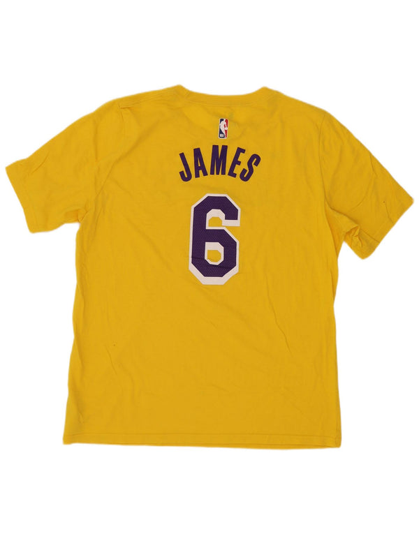 Γραφικό T-shirt Nike Boys Lakers Top 13-14 ετών XL Yellow