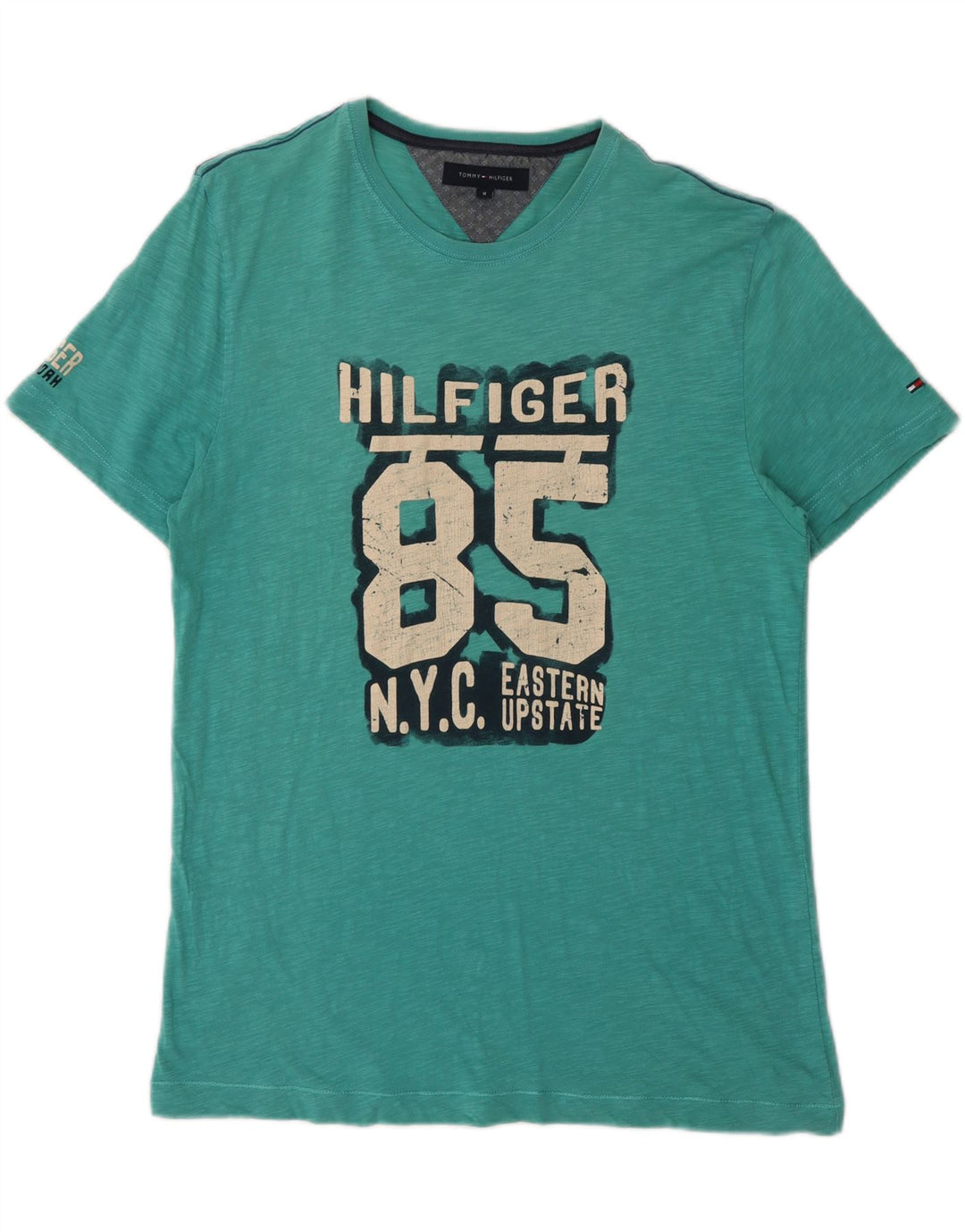 Ανδρικό γραφικό T-Shirt Tommy Hilfiger Top Μεσαίο πράσινο