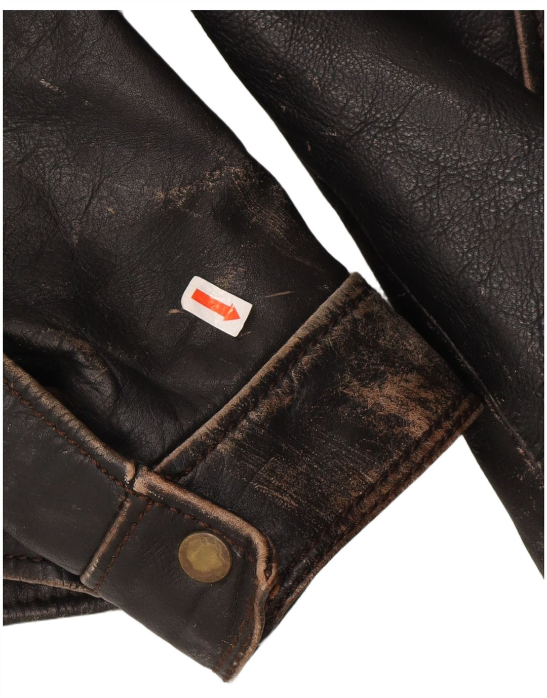 Vintage Ανδρικό Δερμάτινο Μπουφάν Biker UK 36 Small Brown Biker