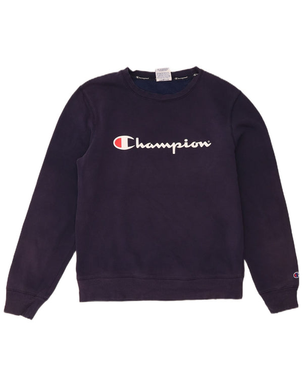 Ανδρικό γραφικό φούτερ Champion Jumper Small Navy Blue Cotton