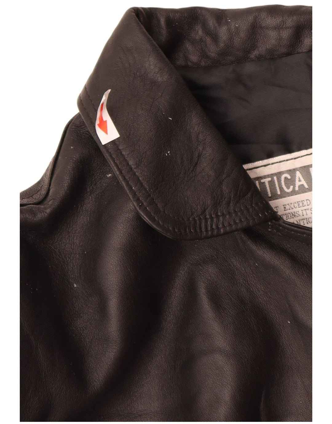 Antica Pelleria Γυναικείο Δερμάτινο Μπουφάν UK 14 Medium Black Leather