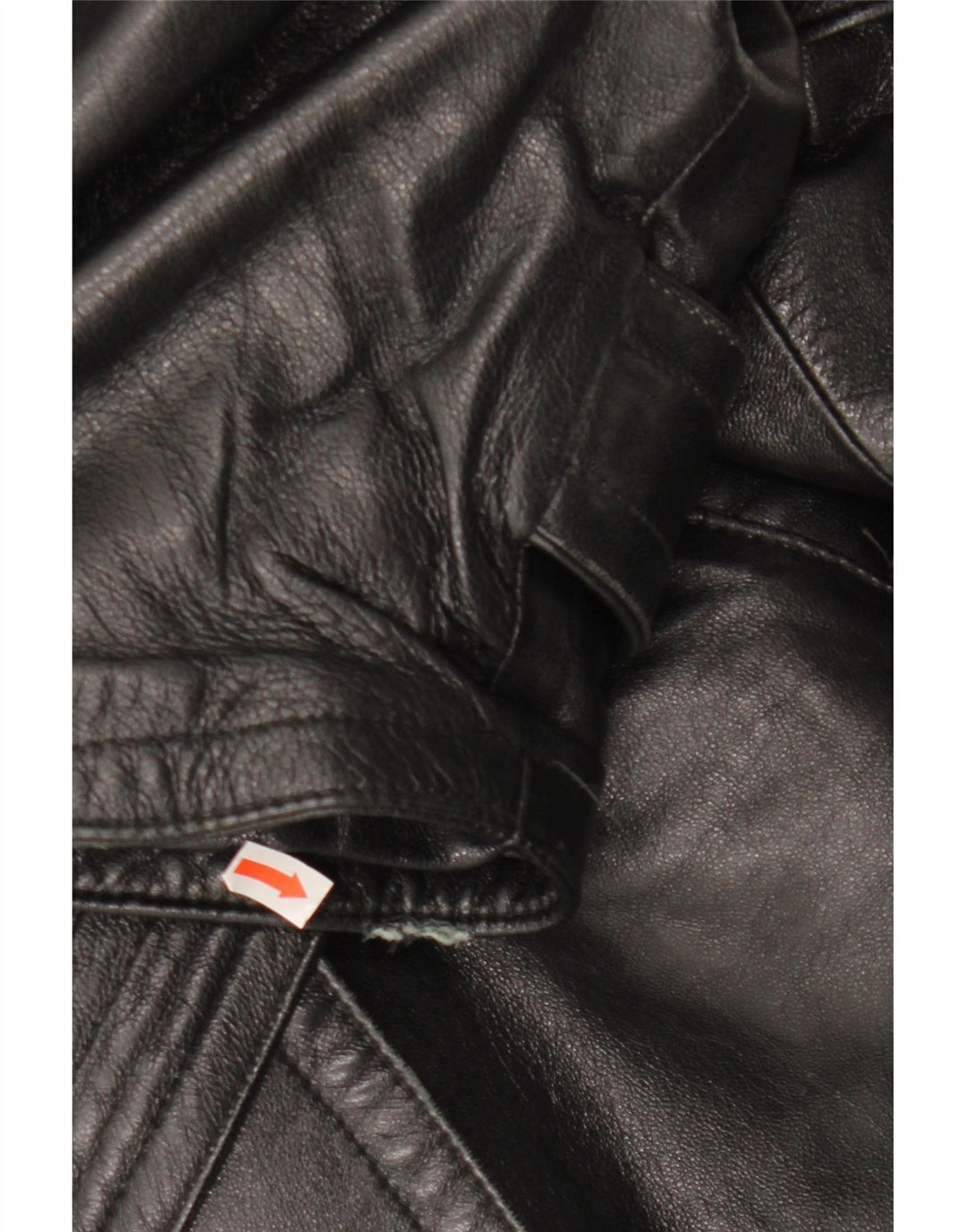 LAVORAZIONE ARTIGIANA Γυναικείο Παλτό UK 12 Medium Black Leather