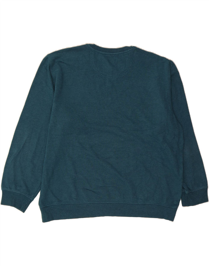 IZOD Mens Sweatshirt Jumper XL Green Cotton Vintage Izod and Second-Hand Izod from Messina Hembry 