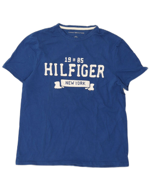 Γυναικείο γραφικό μπλουζάκι Tommy Hilfiger Top 10 Small Blue