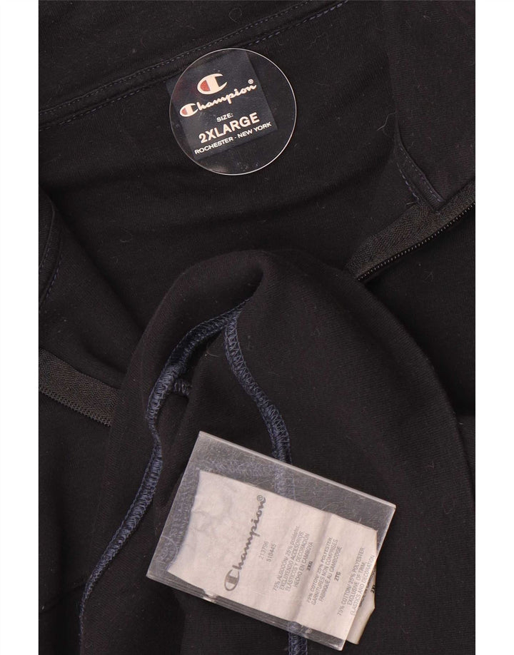 Ανδρική φόρμα Champion Top Jacket 2XL Μαύρο Βαμβακερό