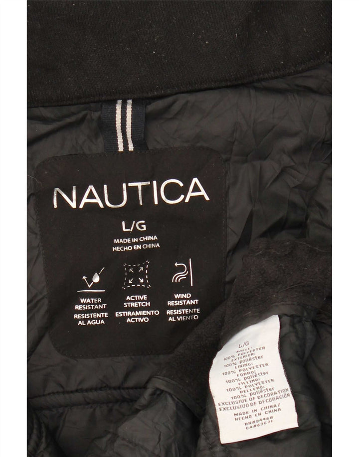 Nautica Ανδρικό μπουφάν UK 40 Large Black Polyester
