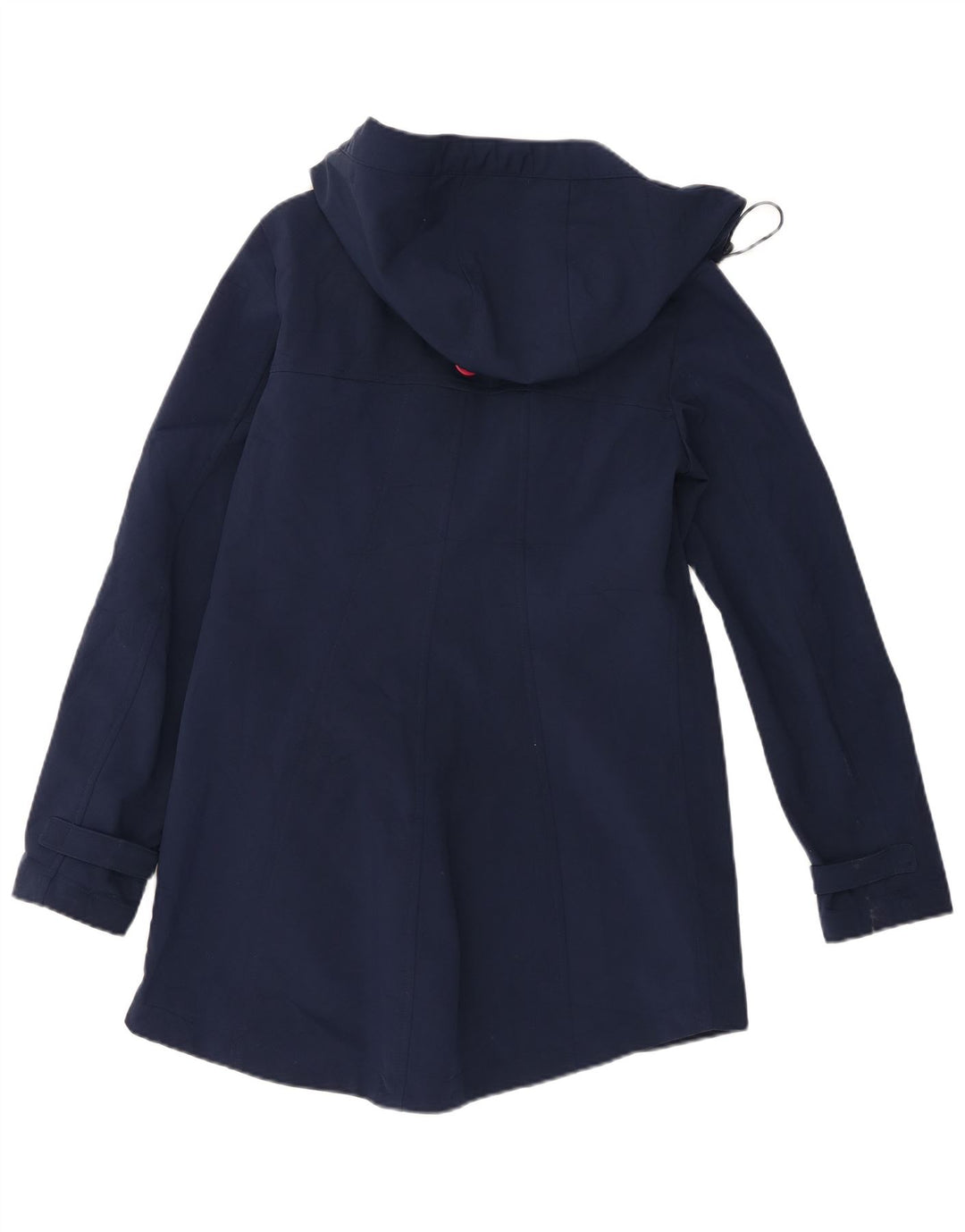 Nautica Γυναικείο μπουφάν βροχής με κουκούλα UK 14 Large Navy Blue Polyester