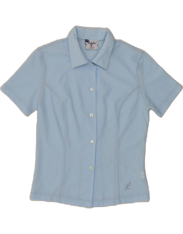 AUSTRALIAN L'ALPINA Womens Shirt Blouse IT 44 Medium Blue Striped Vintage AUSTRALIAN L'ALPINA and Second-Hand AUSTRALIAN L'ALPINA from Messina Hembry 