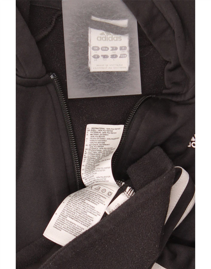 Adidas Γυναικείο πουλόβερ με κουκούλα Climawarm UK 12 μεσαίο μαύρο πολυεστέρα