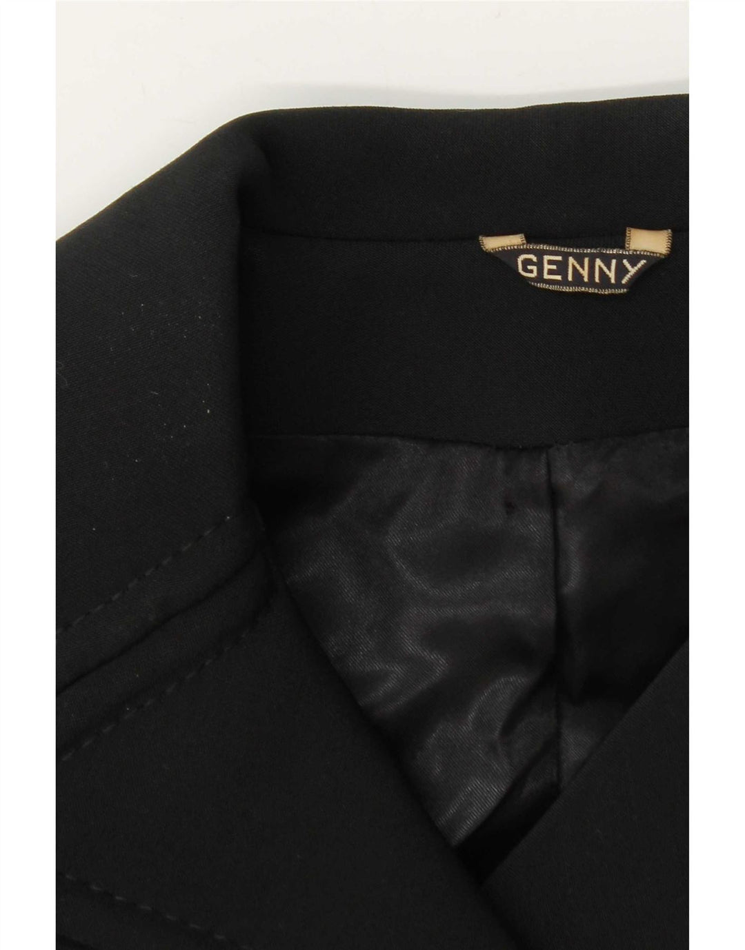 Genny Γυναικείο Παλτό UK 10 Small Black