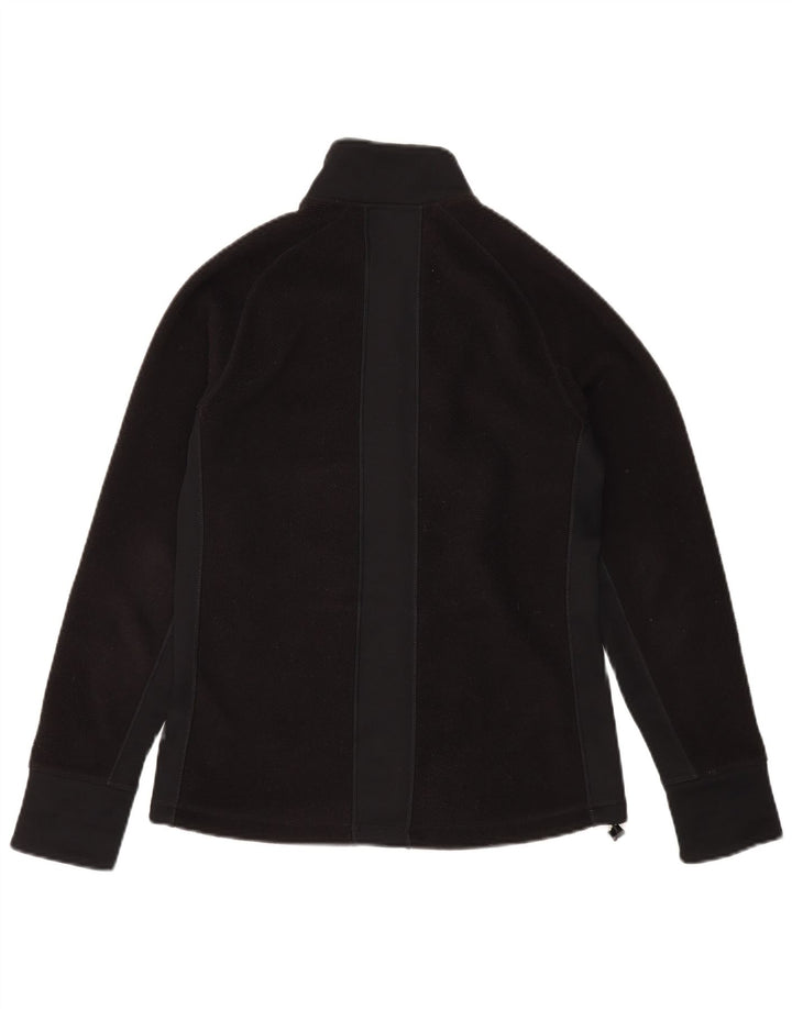 ASICS Γυναικείο Fleece Jacket UK 10 Small Black Polyester