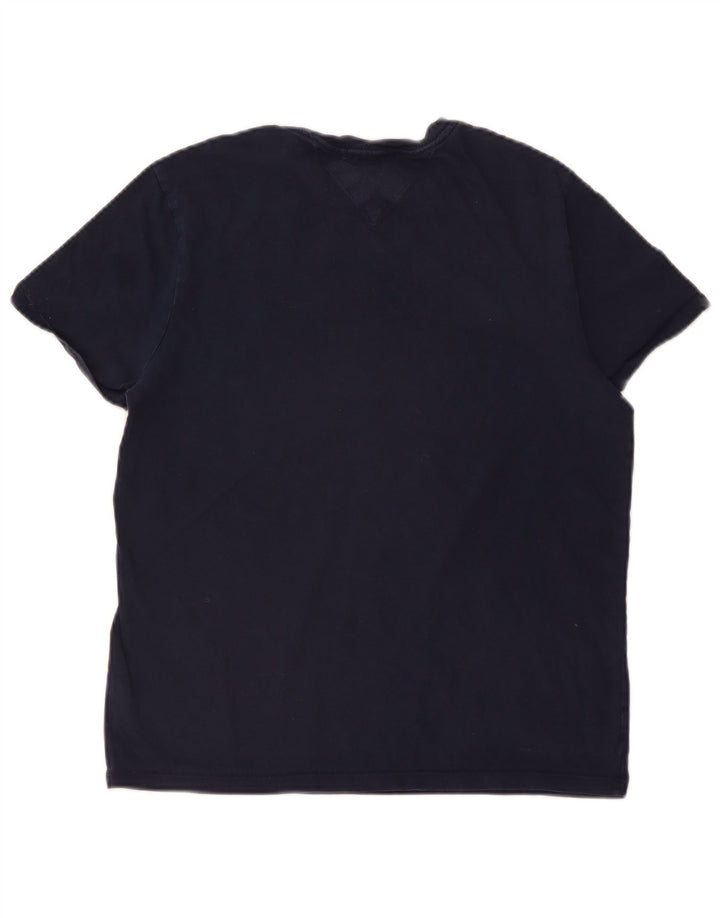 Ανδρικό γραφικό μπλουζάκι TOMMY HILFIGER Top Small Navy Blue Colorblock