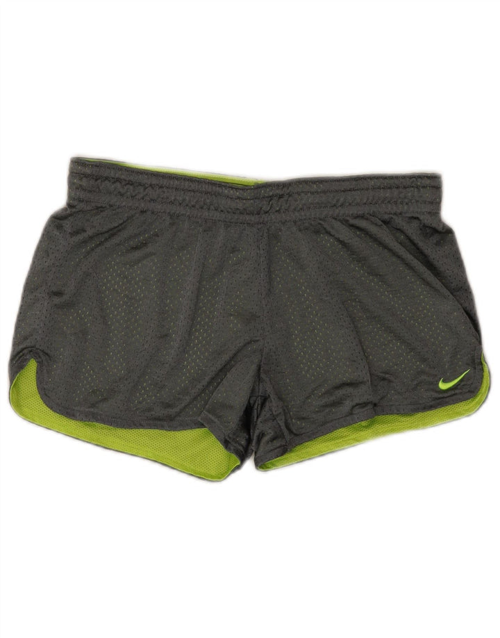 Γυναικείο αθλητικό σορτς Nike Dri Fit UK 10 Small Grey Polyester