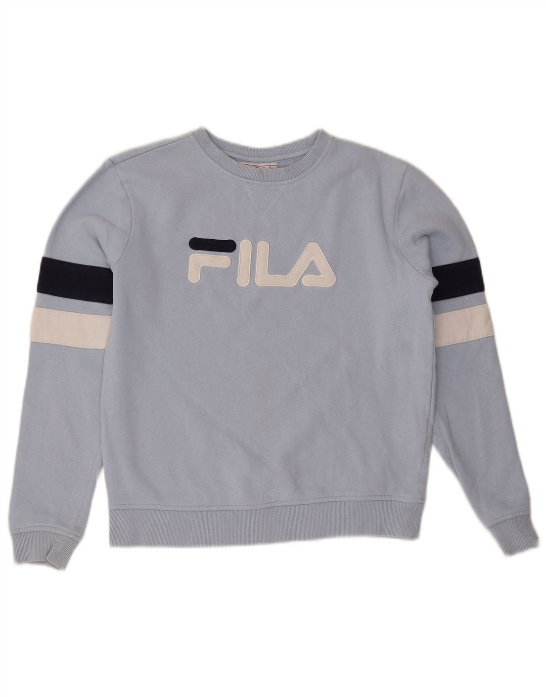 Γυναικείο φούτερ μεγάλου μεγέθους FILA Jumper UK 10 Small Blue Colourblock