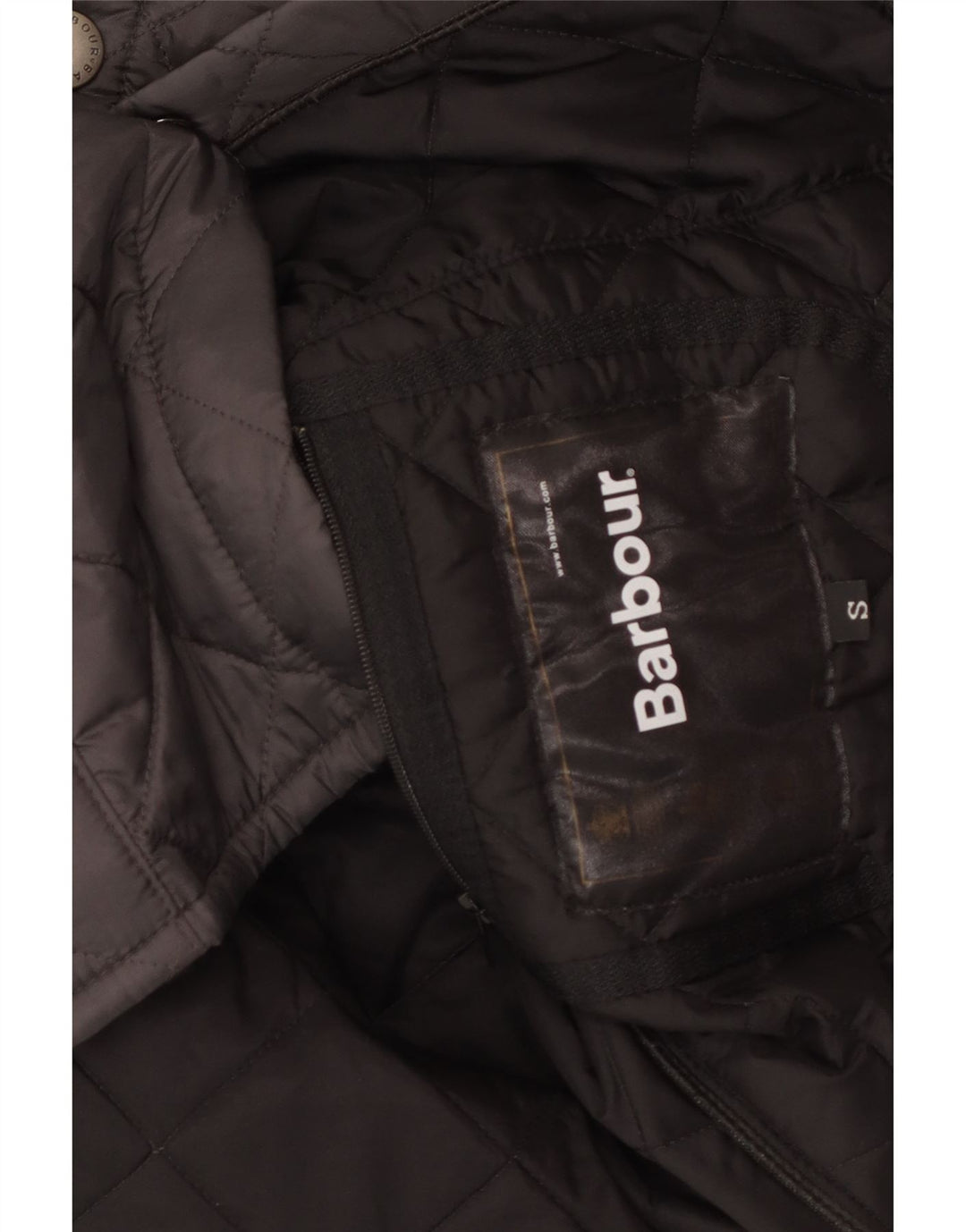 Ανδρικό καπιτονέ μπουφάν Barbour Loose Fit UK 36 Small Black Polyamide