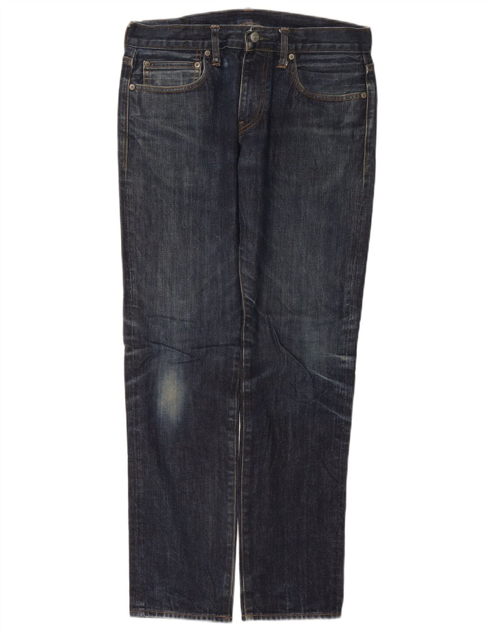 J. CREW Ανδρικό 770 Straight Jeans W34 L30 Navy Blue