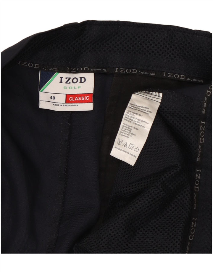 Ανδρικό σορτς Izod Classic Cargo W40 XL Navy Blue Polyester